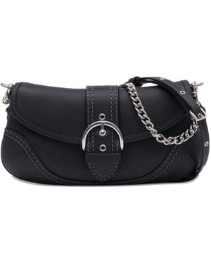 COACH Soho 25 Buckle-Fastening Shoulder Bag - Black