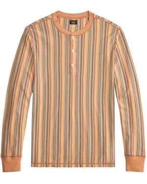 RRL Striped Long-Sleeve T-Shirt - Natural