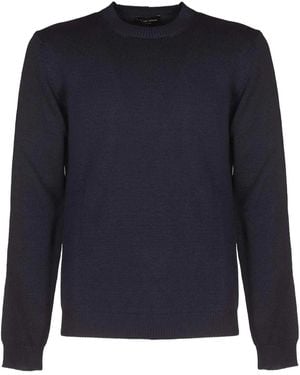Roberto Collina Pull À Col Rond - Blue