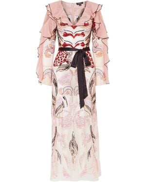 Temperley London Amaya マキシドレス - ピンク