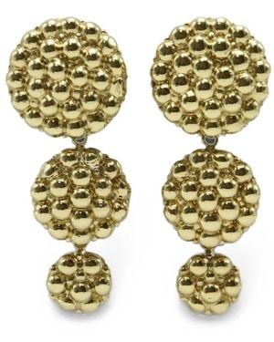 Ellery Spherical-Pendant Drop Earrings - Metallic
