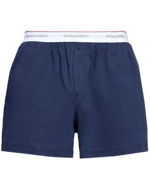 DSquared² Logo-Waistband Boxers - Blue