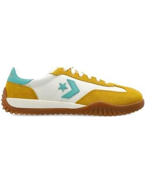 Converse Run Star Suede Sneakers - Yellow