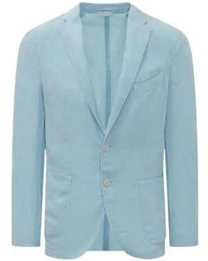 Boglioli Single-Breasted Blazer - Blue