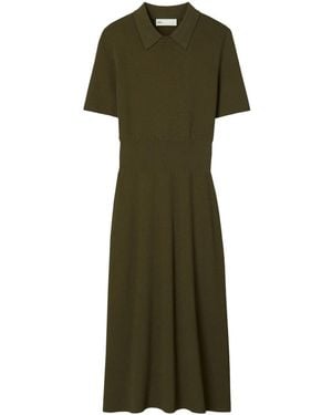 Tory Burch Viscose Sweater Dress - Green