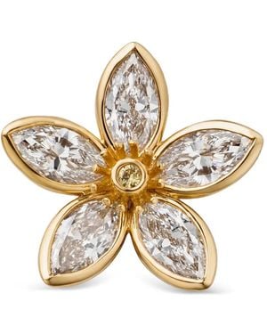 Loquet London Breloque Fleur Sertie De Saphirs Et De Diamants - Metallic
