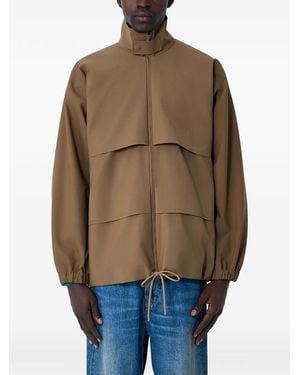 Lacoste Leichte Jacke mit Stehkragen - Natur