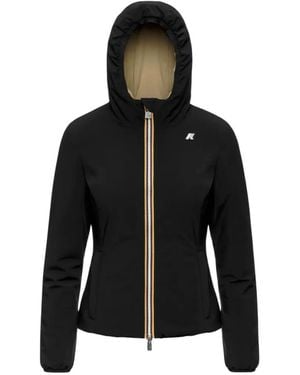 K-Way Lily St Hooded Jacket - Black