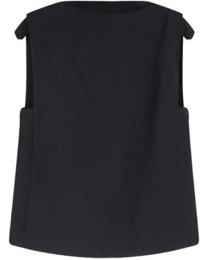 Vince Sleeveless Blouse - Black