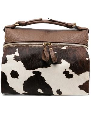 VISONA Borsa Tote Felicita Mucca - Metallizzato
