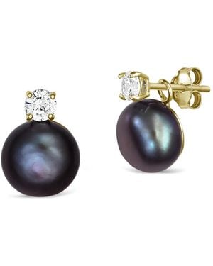 Elle Macpherson Puces D'Oreilles À Perle - Métallisé