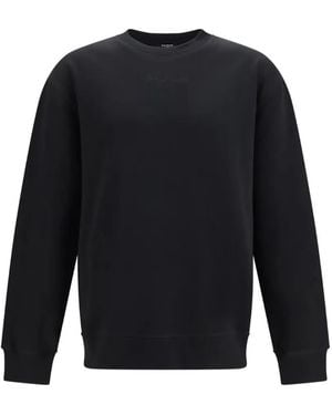 Balmain Sweat À Logo Brodé - Bleu