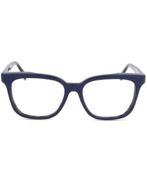 Max Mara Eyewear Brille Mit Eckigem Gestell - Blau