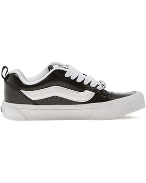 Vans Knu Skool Leather Sneakers - Black