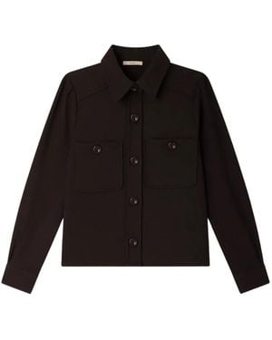 Sessun Theodore Patch-Pocket Shirt - Black
