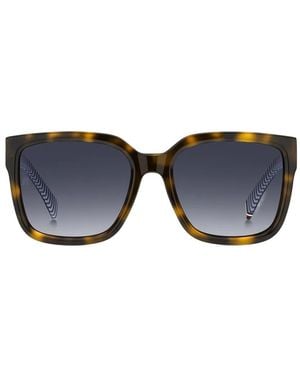 Tommy Hilfiger Polarized Square-Frame Sunglasses - Blue