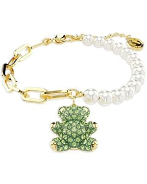 Swarovski Teddy Crystal-Embellished Bracelet - Metallic