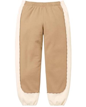 Supreme Piping Sweatpants - Natural
