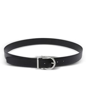 Ferragamo Ceinture À Boucle Ajustable - Noir