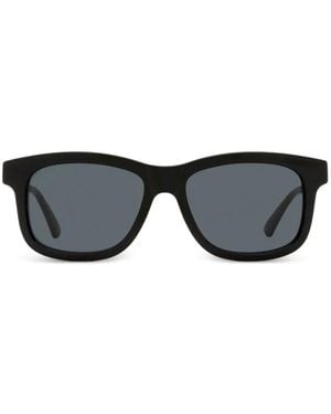 Gucci 824 Square-Frame Sunglasses - Black