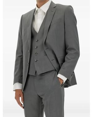 BOSS Virgin-Wool Jacket - Gray