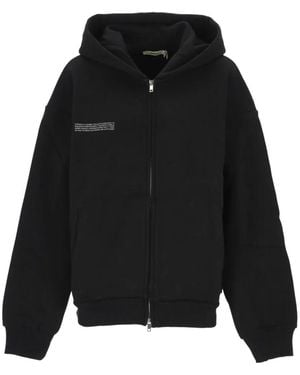 PANGAIA Zip Front Hood Jumper - Black