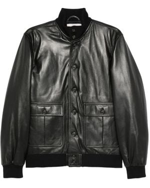 Valstar Lederjacke mit Klappentasche - Schwarz