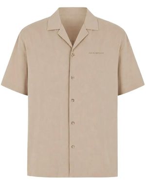 Emporio Armani Short-Sleeve Shirt - Natural