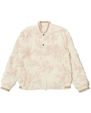Universal Works Ns Floral Bomber Jacket - Natural