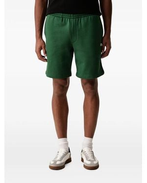 Lacoste Logo-Patch Track Shorts - Green