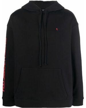 Raf Simons Synchronicity Print Hoodie - Black
