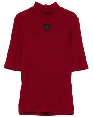 agnès b. Logo-Embroidered Top