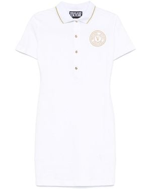 Versace Jeans Couture Piqué Mini Dress - White