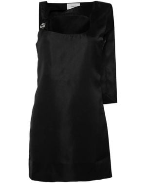 Coperni Cut-Out Cape-Effect Minidress - Black