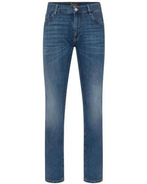 Billionaire Jean Droit À Patch Logo - Blue