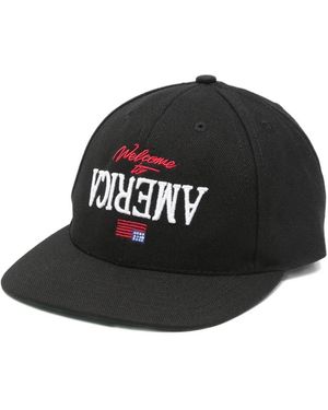 Willy Chavarria Embroidered Baseball Cap - Black