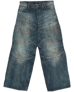 G-Star Biker Baggy Jeans Met Riemlus - Blauw
