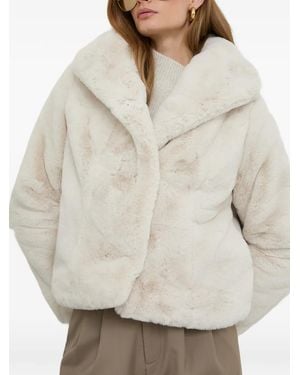 Morgan Faux-Fur Jacket - Natural