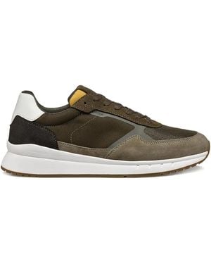 Geox Branthon panelled sneakers - Verde