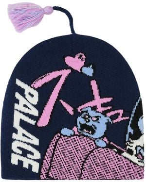 Palace Rear View Beanie - Blue