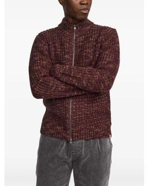 Revolution Grob Gestrickter Cardigan - Rot