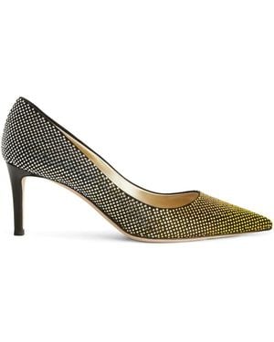 Giuseppe Zanotti Celie Crystal Pumps 70Mm - Grün