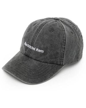 Anya Hindmarch Embroidered Washed Cap - Grey