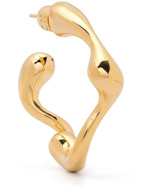 Maria Black Small Splash Single Earring - Metallic