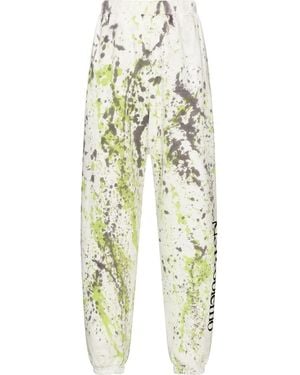 Aries No Problemo Tie-Dye Track Trousers - White