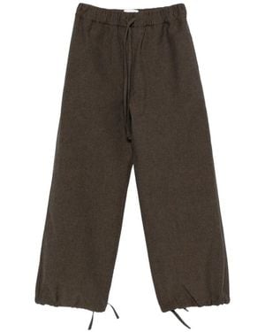 SAGE NATION Siesta Striped Trousers - White