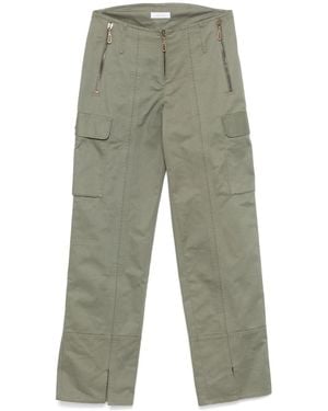 Rabanne Cargo Zip Pants - Green