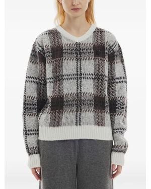 Rest&Recreation Maglione A Quadri - Grigio