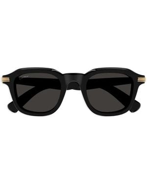 Cartier Occhiali Da Sole Squadrati - Nero