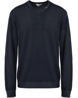 Malo Tavolozza Strickpullover - Blau